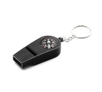2 In 1 Emergency Whistle Multifunction Thermometer Survival Whistle Compass Green Outdoor Whistle Fishing Hiking