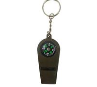 2 In 1 Emergency Whistle Multifunction Thermometer Survival Whistle Compass Green Outdoor Whistle Fishing Hiking