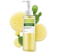 2-in-1 Exfoliating Cleansing Oil for Face, Gentle Scrub Makeup Remover Oil with Natural Botanical Particles, Deep Pore and Sebum Cleanser, Non-Greasy Daily Face Wash for Sensitive Skin, 100ml