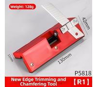 2-in-1 External Chamfer Tool for Soil Pipes - Manual Deburring for Clean Edges on 110mm Plastic Tubes(A)