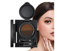 2 In 1 Eyebrow & Eyeliner Cream With Stamp, Waterproof Anti-smudge Brow Powder & Eyeliner Cream, Long-Lasting Eyebrow Makeup Kit, Double Color Eyebrow Cream, Versatile Eyebrow Eye Liner Stamp Kit