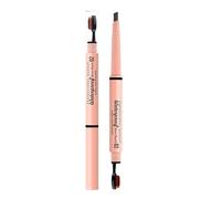 2 in 1 Eyebrow Pencil with Two Ends Replacement Tip, Micro Percision Tip, Fills Defines Brows, Looks Natural, Requires No Sharpening, Not Easy to Fade (B, One Size)