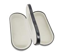 【2-in-1】Eyeglasses Case,Dual Glasses Case for Two Frames,Double Layer Hard Shell Protective Cases for Glasses,Built in Mirror,Black Color for Women and Men