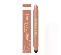 2-in-1 Eyeliner Eyeshadow Stick, Inelaborate Eye Shadow, Waterproof Eye Shadow Cream Highlighter Pen, Smudge-Proof Wear, Long-Lasting, Smooth Application (F)