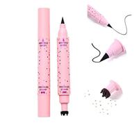 2 in 1 Eyeliner Freckle Pen with Waterproof Formula and Dual Tip Design for Natural Lifelike Makeup, Soft Dot Stamp Pen Creates Effortless Sunkissed Look in Multiple Shades (1# LIGHT)