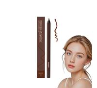 2-in-1 Eyeliner Pencil - Glide-On Waterproof Eyeliner Pencil - Breakup Proof Blend for Waterline, Sharpenable, No Smudging or Fading, Waterproof & Smudge Proof Dual Ended Eye Liner (Bronze)