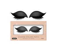 2 in 1 Eyeshadow Stickers Waterproof Long lasting Eye Makeup Patches Reusable Cosmetics for Daily Party Wedding Easy to Apply for Women Girls 12cm (black)