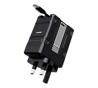 2 In 1 Fast Charger 120w,2025 New Scalable Retractable 120w Fast Charger Module,Multi Charger Adapter Wall Plug,All in 1 Foldable Charging Adapter Wall Plug for Phone, Tablet (Black)