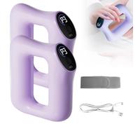2 in 1 Fast Fat Burning Yoga Ring Massager, Cordless Electric Full-Body Fascia Massage Ring, Multifunctional Belly Massager, High-Frequency Vibration, Adjustable Massage Modes(Purple,2pcs)