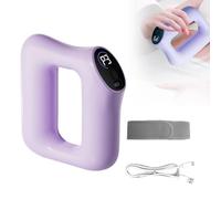 2 in 1 Fast Fat Burning Yoga Ring Massager, Cordless Electric Full-Body Fascia Massage Ring, Multifunctional Belly Massager, High-Frequency Vibration, Adjustable Massage Modes(Purple,1pc)
