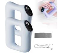 2 in 1 Fast Fat Burning Yoga Ring Massager, Cordless Electric Full-Body Fascia Massage Ring, Multifunctional Belly Massager, High-Frequency Vibration, Adjustable Massage Modes(Blue,2pcs)