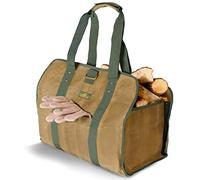 2-in-1 Firewood Carrier, Canvas Log Carrier for Firewood, Firewood Tote Carrier, Canvas Wood Carrier for Firewood, Log Carrying Bag Firewood Holder, Firewood Carriers with Handle, Log Carrier Tote