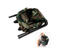 2-in-1 Fishing and Hunting Stool Backpack: Foldable Chair & Gear Bag for Camping