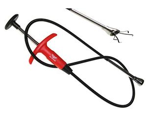 2 in 1 Flexible Claw Gripper 94 cm Extra Long / Lifting Claws Tool / Gripping Tool (Spring Pressure System) with Ring Magnetic Lifter/Magnetic Rod