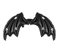 2-in-1 Foil Balloon Wings 50 x 85 cm - with Back Bands for Wearing - Balloon for Inflating with Air - Balloon for Halloween Carnival Birthday - Foil Balloon Birthday Decoration & Party Decoration -