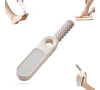 2-in-1 Foldable Foot File with Toe Gap Cleaner, File Callus Remover,for Dead Feet Personal Professional Care (White * 1)