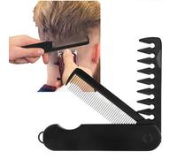 2-In-1 Folding Pocket Comb for Men,Folding Comb Travel Foldable Brush Co/mb Portable Hair Brush,Portable Fine Tooth & Wide Tooth Travel Co-mb,Foldable Hair Br/ush,Fold-ing Co/mb,Tra-vel Br/ush