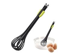 2 in 1 Food Clip Egg Whisk - Handheld Egg Mixer - Multifunctional Egg Beater - Egg Whisk Blender Bread Clip - for Boiled Eggs, Noodle, Bread, Innovative Kitchen Gadget for Gripping and Stirring Food
