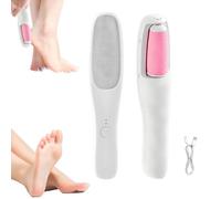 2-in-1 Foot File Epilator, 2025 New Electric Foot File, Dead Skin Remover for Feet, Electric Foot Grinder with Hair Removal Function, for Dry Dead Skin Cracked Heels Calluses (1Pc)
