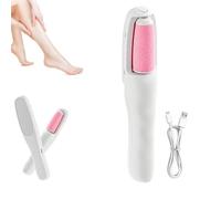 2-in-1 Foot File Epilator, 2025 New Electric Foot File, Dead Skin Remover for Feet, Rechargeable Electric Foot Callus Remover Files for Dry Dead Skin Cracked Heels Calluses