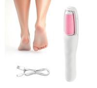 2-in-1 Foot File Epilator, 2025 New Electric Foot File for Feet, Callus Remover for Feet, Rechargeable Waterproof Hard Skin Remover Foot for Treating Dry Cracked Heels, Calluses and Dead Skin