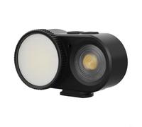 2-in-1 for flash Fill Light for Action Camera 2900K-6800K 500mAh Black | 2-in-1 for flash & Fill Light for Action Camera - 2900K-6800K Adjustable, 500mAh, 260 Flashes