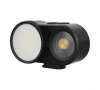 2-in-1 For Mini Fill Light For Insta360 For Pro 2 Adjustable Camera Light | ABS Build, 2900K-6800K Colour For Temp, 500MAh For Battery, 260 Flashes, Fits Action 5/6 Pro, Street Portrait Photography