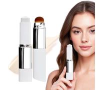 2-in-1 Foundation & Concealer Stick with Brush, Waterproof Body Makeup Cover Cream, Covers Dark Spots Legs Face, All Skin Types (Medium) (Hell)