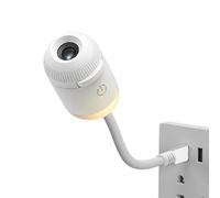 2-in-1 Galaxy Projector Night Light Small, USB Gooseneck Night Light Galaxy Projector, 2-in-1 Galaxys Star Projectors & Nightlight, 360 Rotating, Mini Wall Lamp with 5 Slides, Dreamy Decor for Room
