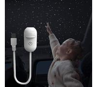 2-in-1 Galaxy Projector Night Light, USB Starry Night Light Projector with 24 Projection Films, Adjustable Brightness, Portable HD Image Star Projectors Lamp for Car,Bedroom Decor