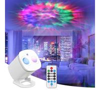 2-in-1 Sunset Lamp & Galaxy Projector, Adjustable Speed & Brightness Night Light with 42 Lighting Modes, Remote Control, Timer & Sleep Mode - USB Powered Nebula Lights for Bedroom, Kids & Adults