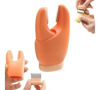 2 in 1 Garlic Peeler - Manual Peeling Tool, Rapidly Skinning Cloves Without Leaving Lingering Odors on Hands, Essential for Home Cooks Preparing Large Family Dinners