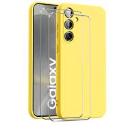 2 in 1 Glass foil Display Protector Cover for Samsung Galaxy A15 4G 5G Slim Case