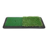 2-in-1 Golf Hitting Mat, Golf Swing Training Mat with Instant Swing Path Feedback PP Artificial Lawn Grass Rubber Pad for Beginner Practice Accessories Gift for Men Women