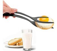2 in 1 Grip and Flipping Spatula Tongs Nylon Kitchen Pancake Spatula Egg Flipper Tong Pancake Fish French Toast Omelet Making for Home Kitchen Cooking Tool Red