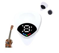 2 In 1 Guitar Tuner and Guitar Pick,2025 New Digital Electronic Tuner, 12 Equal Temperaments In Real Time, Guitar Tuner With Color Screen Precision Tuner Plectrum For Guitar, Bass, Ukulele (1 piece)