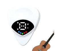 2 In 1 Guitar Tuner and Guitar Pick,Led Guitar Pick With Hd Screen Display,12 Equal Temperaments Musical Note,Guitar Accessories Tools for Guitar, Bass, Ukulele, Banjo (1PCS)