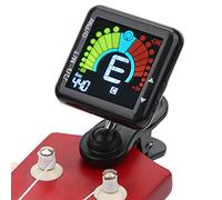 2 in 1 Guitar Tuner,Clip On Metronome Tuner String Instrument Tuning Device for Guitar, Bass, Ukulele, Violin, Banjo