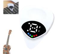 2 In 1 Guitar Tuner, Guitar Tuner with LED Screen Display, Guitar Pick with 12 Equal Temperaments, for Beginne Electric Guitar Learning Tools