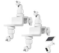 2 in 1 Gutter Mount for Outdoor Camera and Solar Panel, 360°Adjustable Universal Gutter Mount Compatible with Ring, Arlo, Eufy, Wyze, Tapo, Reolink Security Cameras and Solar Panels(2 Pack)