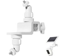 2 in 1 Gutter Mount for Outdoor Camera and Solar Panel, 360°Adjustable Universal Gutter Mount Compatible with Ring, Arlo, Eufy, Wyze, Tapo, Reolink Security Cameras and Solar Panels