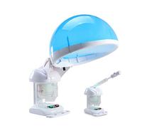 2-in-1 Hair and Facial Steamer, Professional Face Steaming with Bonnet Hood Sprayer for Salon Spa or Home Use, Hot Mist Ozone Hair Therapy Beauty Equipment