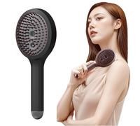 2 In 1 Hair Brush Mister Wet & Dry Detangling Massage Hair Brush Comb For All Hair Types Glide Through Tangles, Adds Shine And Makes Hair Smooth, Reduces Frizz (Black)