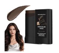 2 in 1 Hair Color Stick,Root Touch-Up Instant Black Hair Dye Colour Stick with Comb Applicator,Gray Hairs Brush Concealer for Men Women for Hairlines & Roots,Portable Waterproof (Dark Brown)