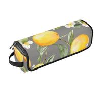 2 in 1 Hair Tools Organizer with Heat Resistant Mat Dustproof Travel Hair Straightener Bag for Hot Tools Curling Iron Flat Irons Hair Volumizer Styler, Sweet Marula Fruit Grey
