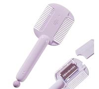 2 In 1 Hair Trimming Comb, Hair Comb, Double-Sided Det-angler Brush, Multiple Functions, Enhanced Volume Creation, 6x2x17.8cm For Salon, Home, Travel