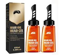 2 In 1 Hair Wax Gel With Comb Long Lasting Men'S HairStyling Gel Tool Hair Wax 100ml,Lightweight Hair Styling Gel (2Pcs)