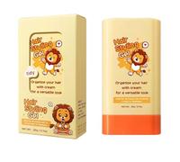 2-in-1 Hair Wax Stick for Kids with Built-in Comb - Slick, Moisturizing, Non-Greasy - Easy to Use, Compact & Portable - Baby Styling Waxes