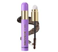 2-in-1 Hairline Powder Stick & Eyebrow Gel - Instant Root Touch Up for Grey Hair & Thinning Edges - Waterproof Hair Concealer Sponge Pen for Men & Women - Hair Shadow & Brow Mascara (#07)