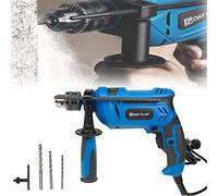 2-in-1 Hammer Drill Driver, 850W Corded Electric Power Tool With 3000RPM Variable Speed, Rotatable Side Handle, 13mm Metal Chuck Key Impact Gun